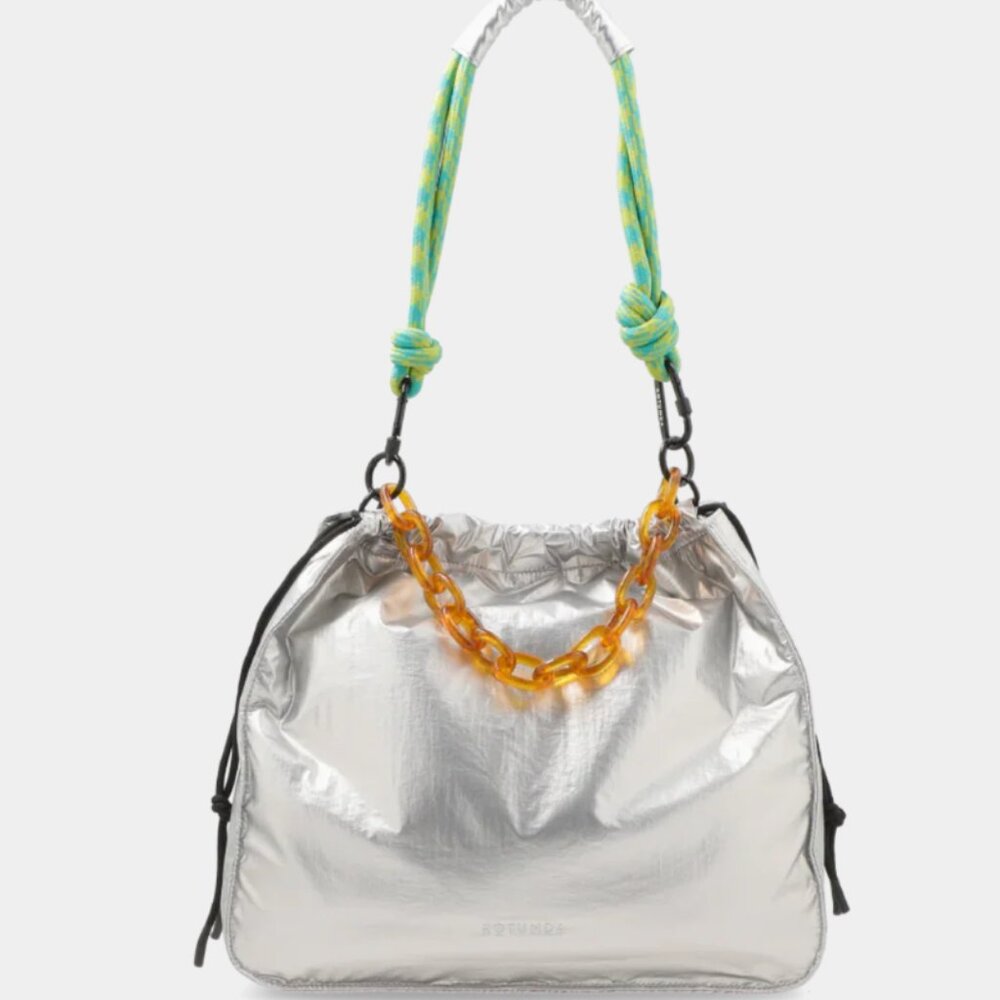 Rotunda Sant Hobo Bag – Silver | Brand New with Tags